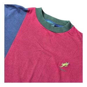 VTG Gecko Mens Large Cancun Mexico Colorblock T Shirt Tourist Tee